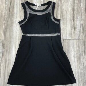 Chic Black and Gray Mini Dress